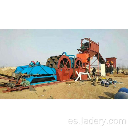 Lavadora de arena de río Máquina de lavado y reciclaje de arena